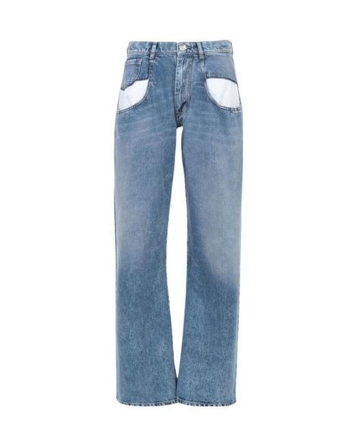 Maison Margiela Blue Classic Bootcut Jeans