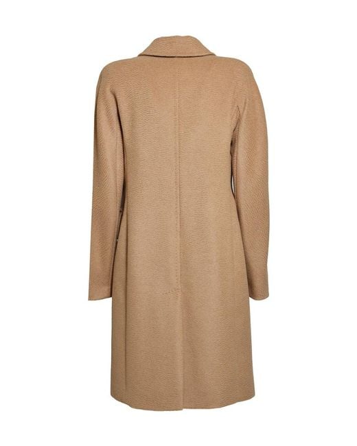 Max Mara Natural Bingo Belted Coat