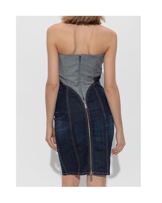 DSquared² Blue Denim Dress