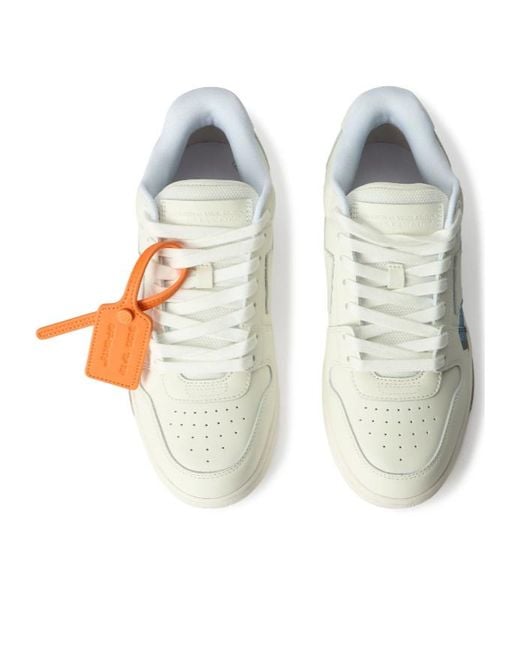 Off-White c/o Virgil Abloh Blue Out Of Office For Walking Artwork Sneakers