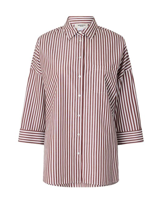 Weekend by Maxmara Purple Giralda Long Sleeve Patterned Shirt