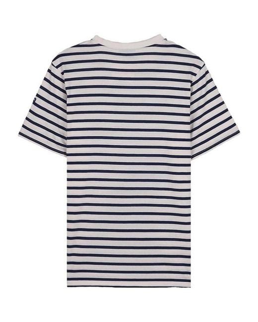 Saint James Blue Short-Sleeve T-Shirt for men