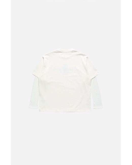 Acne White Embroidered T-Shirt