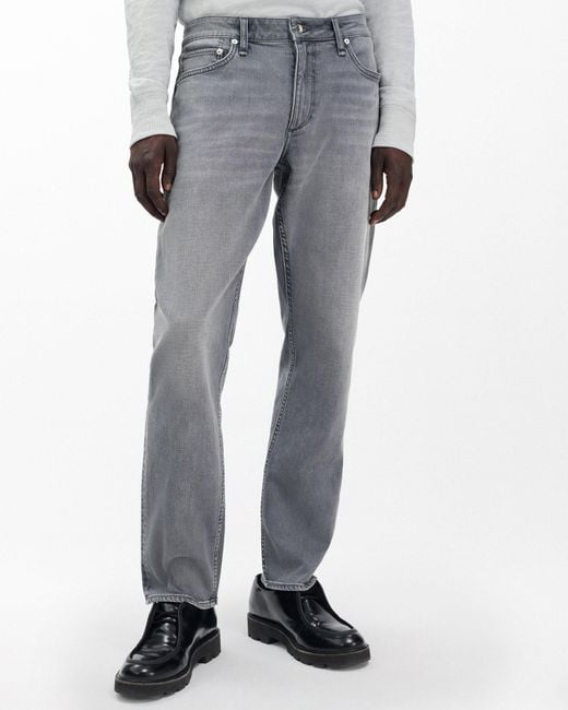 Rag & Bone Gray Fit 3 Athletic Jeans for men