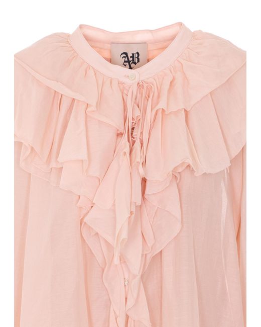 Aniye By Pink Carmen Ruffled Mini Dress