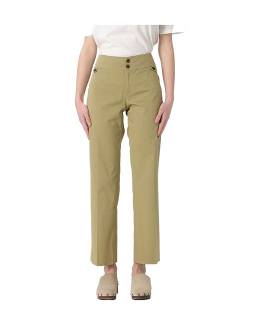 Etro Natural High-Waisted Casual Pants