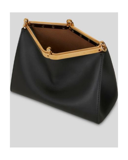Etro Black Vela Mini Shoulder Bag
