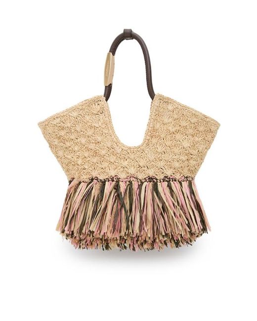Zimmermann Natural Goldentime Small Fringe Tote