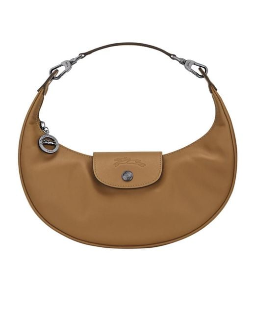 Longchamp Brown Small Le Pliage Xtra Shoulder Bag