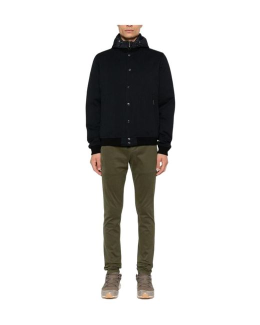 Moorer Black Callum-Tz Bomber Jacket for men
