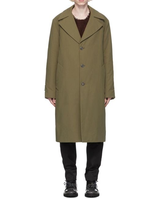 Maison Margiela Brown Classic Trench Coat for men