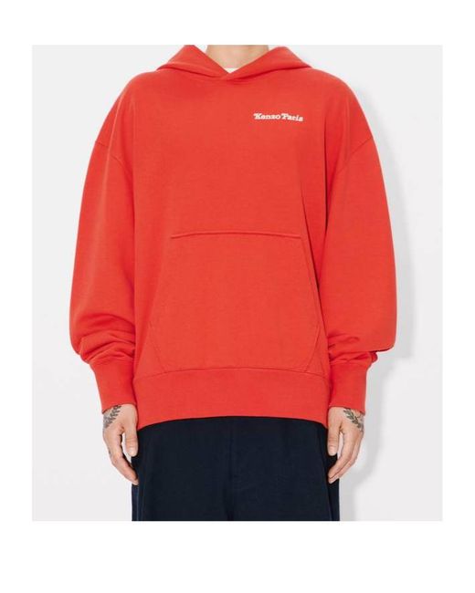 KENZO Red Verdy Market' Genderless Oversized Hoodie for men