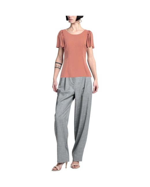 Dolce & Gabbana Pink Comfortable Stretch Short-Sleeve Top