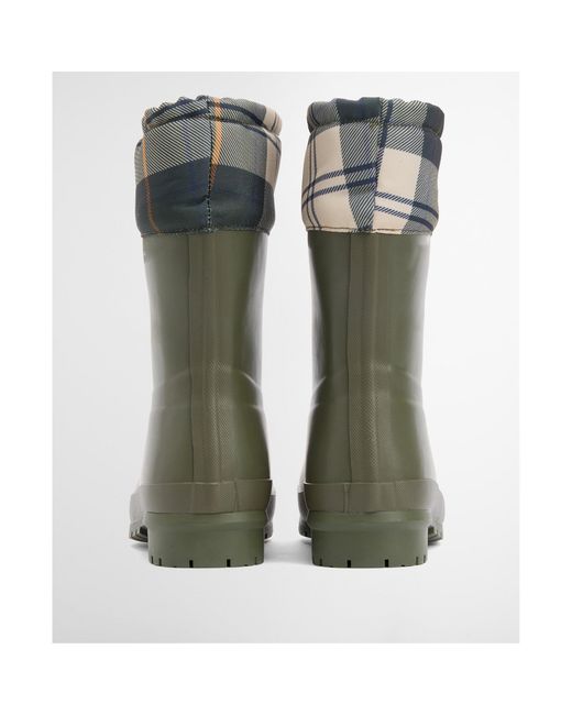 Barbour Green Mowbray Mid Mid-Height Waterproof Wellies