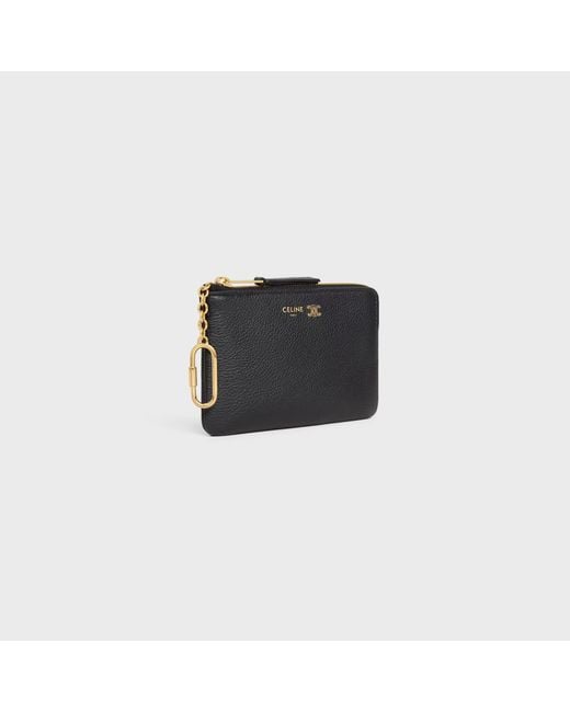 Céline Black Zip Wallet