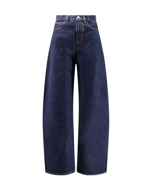 Alaïa Blue Belt Loop Jeans