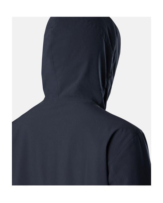 Stone Island Blue Windproof And Waterproof Padded Parka Coat for men