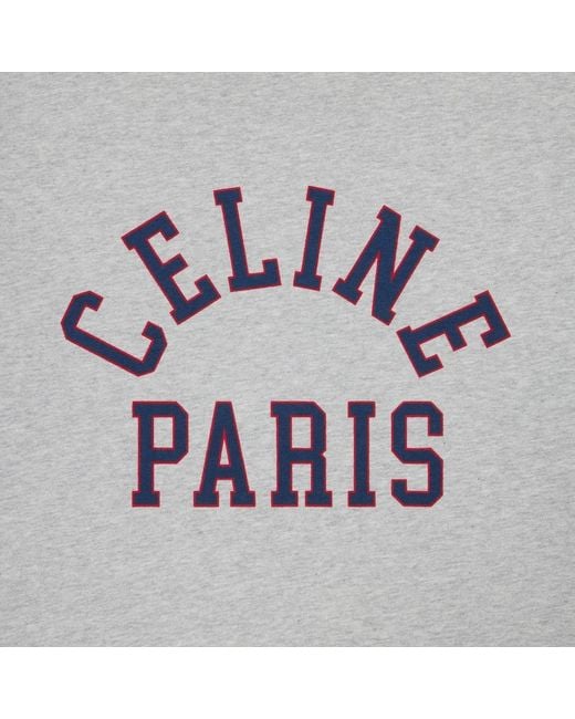 Céline Gray Short-Sleeved T-Shirt