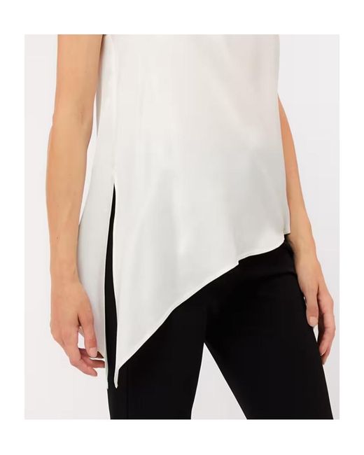 Liu Jo White Satin Top