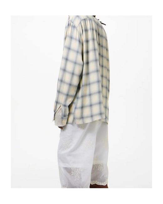 Our Legacy Gray Long Sleeve Shirt for men