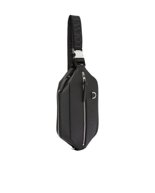 Loewe Black Convertible Chest Bag for men