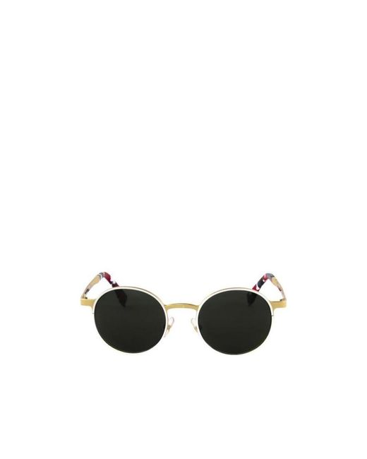 Fendi Black Logo Details Sunglasses