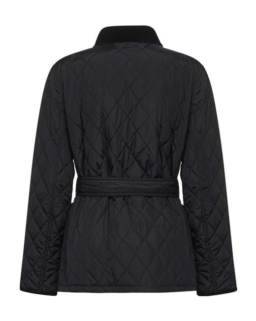 Burberry Black Quilted Nylon Jacket