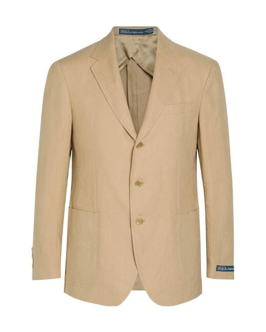 Polo Ralph Lauren Natural Linen Blazer for men