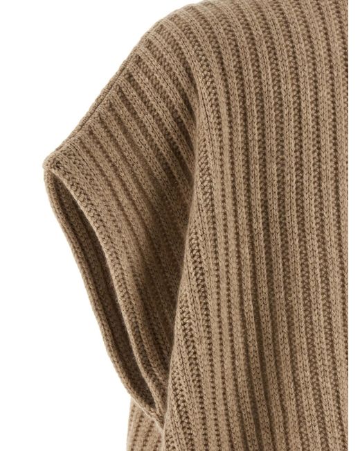 Brunello Cucinelli Brown Cashmere Vest