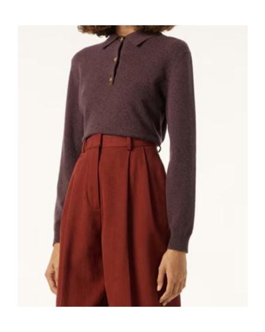 Loro Piana Purple Classic Polo Shirt