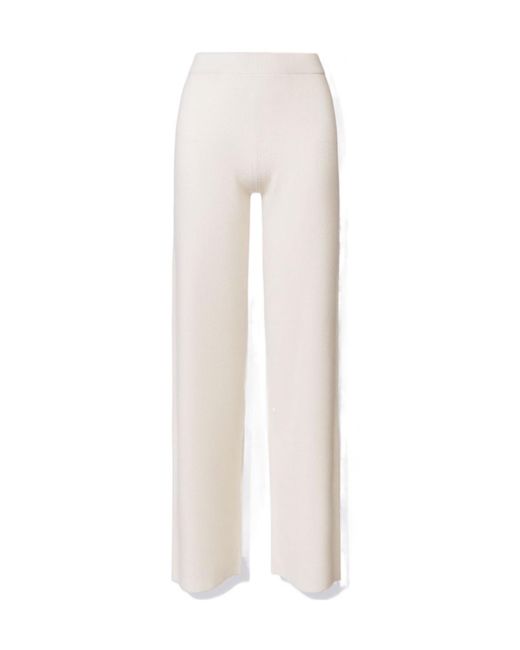 Fabiana Filippi White Elastic Waist Casual Pants