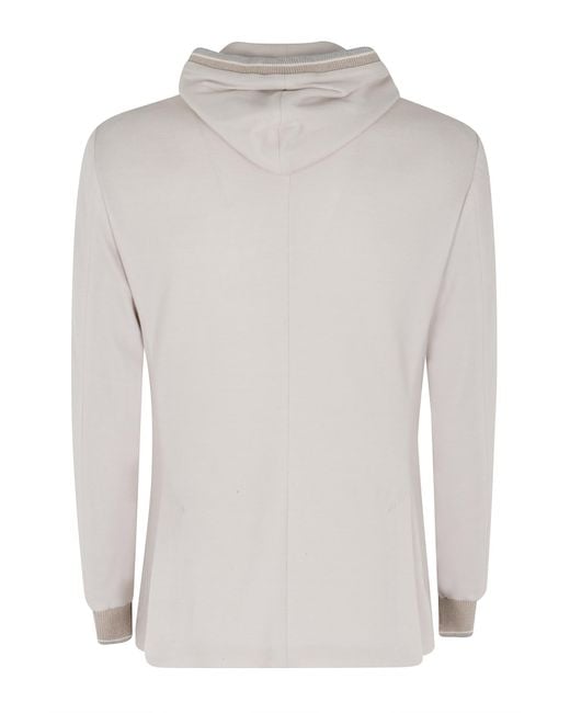 Eleventy Gray Long-Sleeved Jacket for men