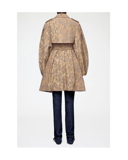 Ganni Natural Trench Coat