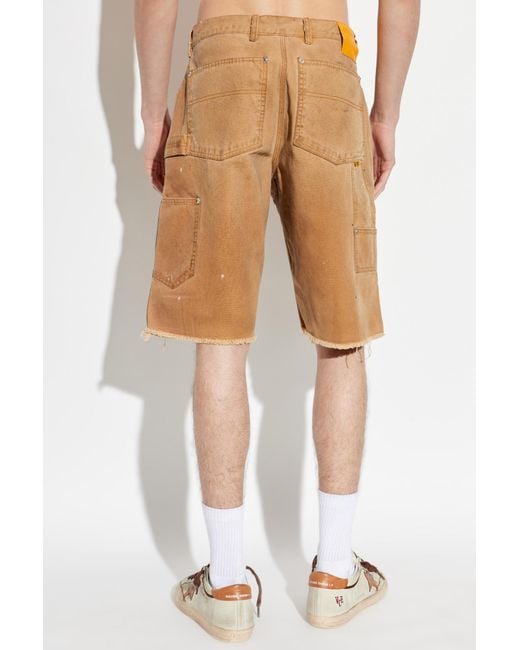 GALLERY DEPT. Natural Belt Loop Shorts for men