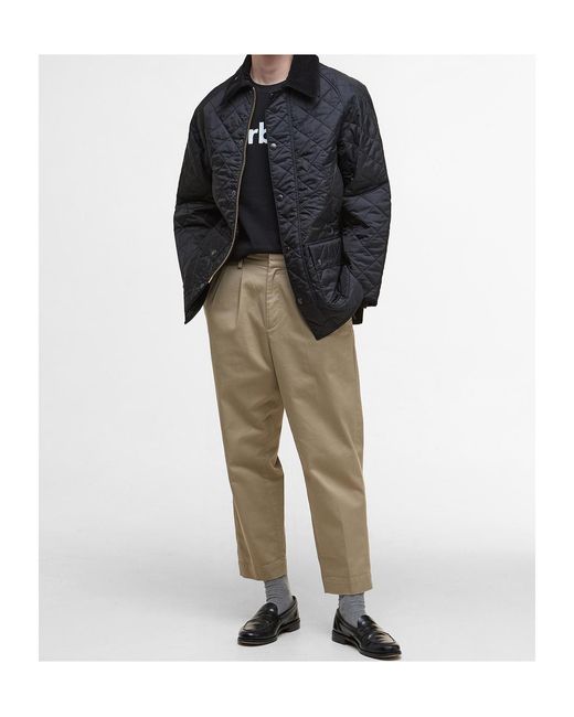 Barbour Black City Bedale Quilted Jacket for men
