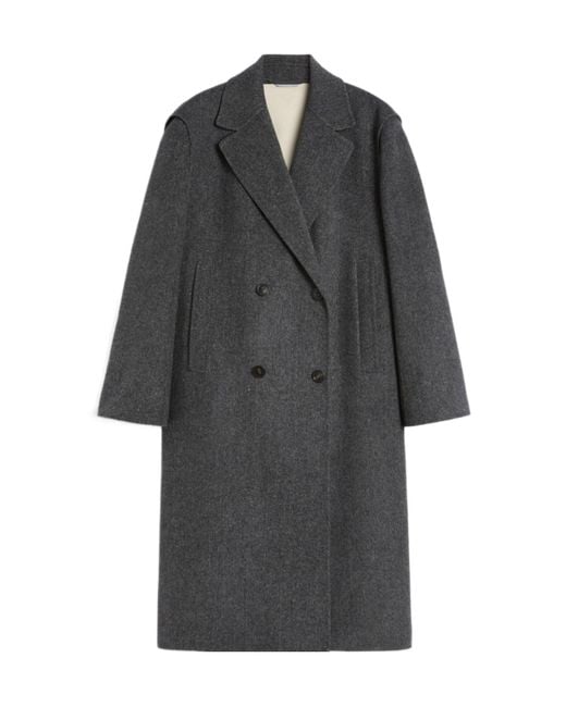 Weekend by Maxmara Gray 2-In-1 Wool Drap Coat