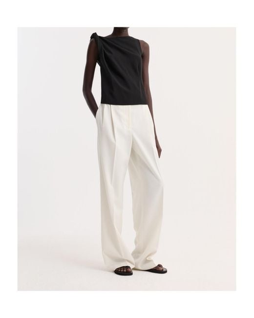Rohe Black Asymmetrical T-Shirt