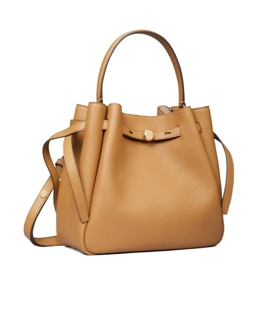 Tory Burch Brown Romy Small Bucket Bag
