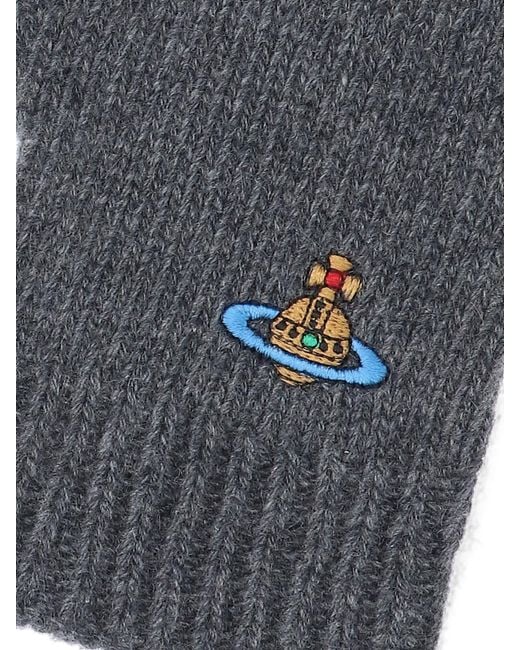 Vivienne Westwood Black Knitted Gloves