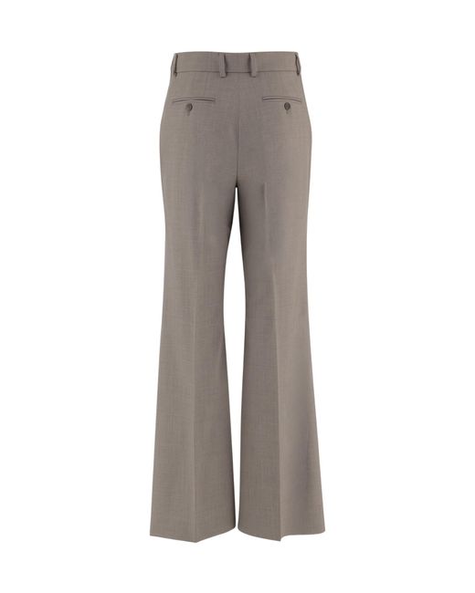 Ql2 Gray Ottavia Wide-Leg Pants