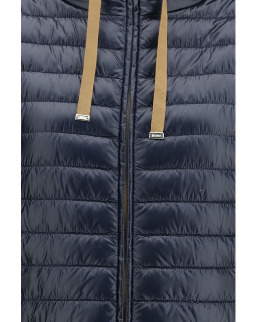 Herno Natural Zip-Up Reversible Hooded Coat