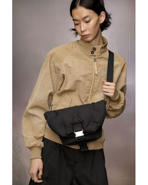 Maison Margiela Black Logo Patch Small Belt Bag