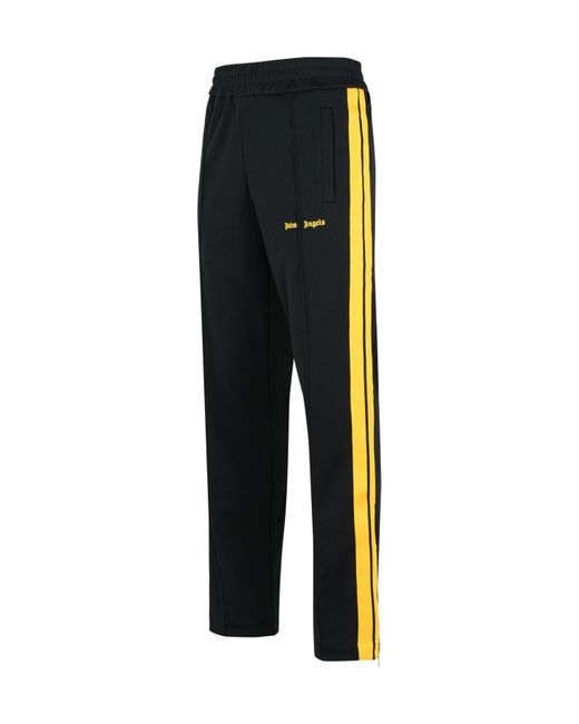 Palm Angels Black Elastic Waist Sweatpants for men