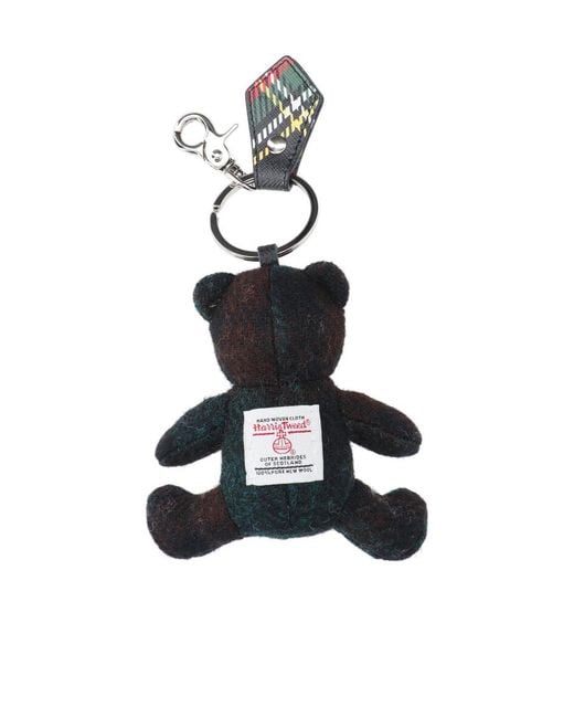 Vivienne Westwood White Teddy Bear Shaped Keychain