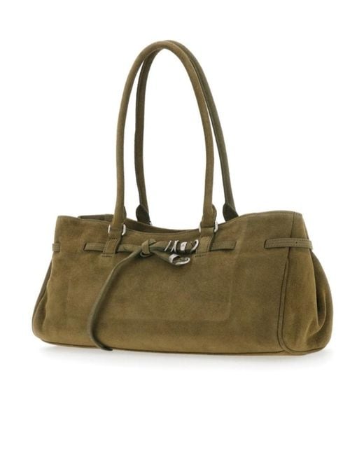 MARGE SHERWOOD Green Soft Grandma Shoulder Bag