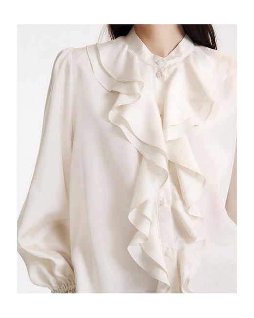 Marella Natural Long-Sleeved Shirt