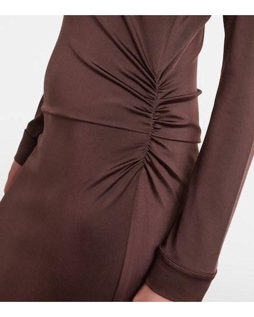 TOVE Purple Iana Jersey Shirt Dress