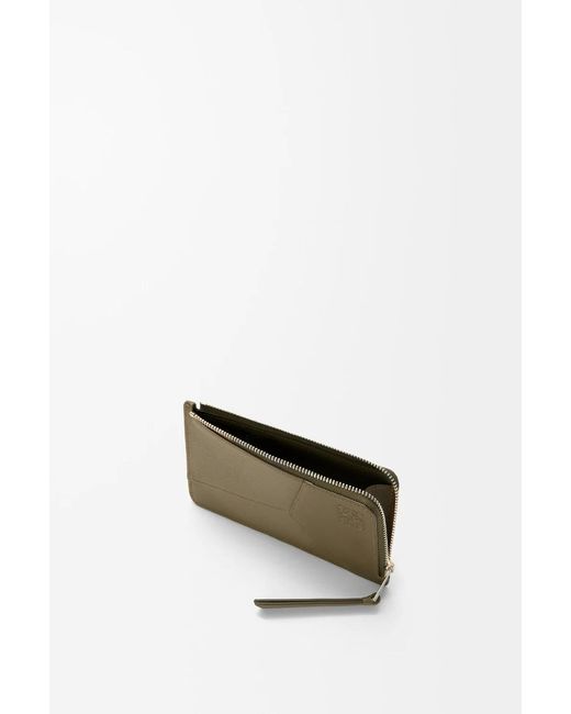 Loewe Green Zipper Card Holder for men