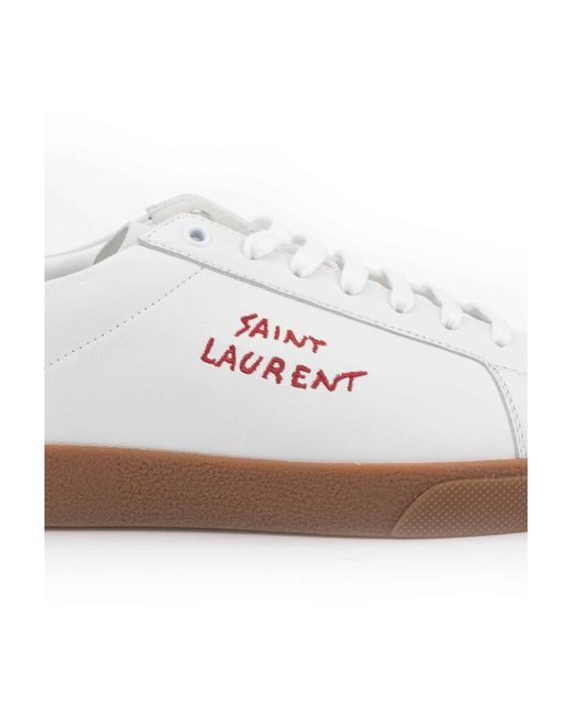 Saint Laurent White Court Classic Sl/06 Sneakers for men