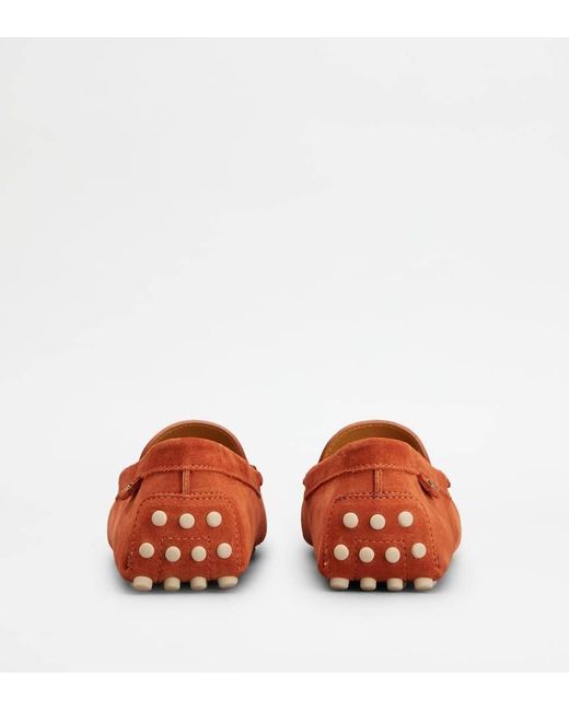 Tod's Brown Gommino Driving Loafers